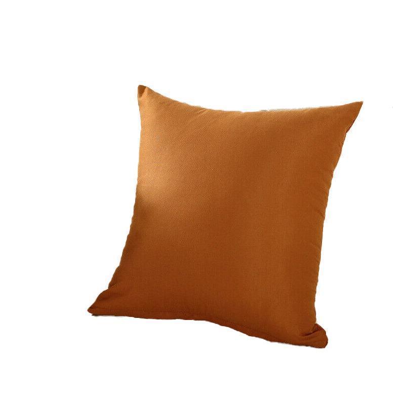 50cm*50cm Multicoloured Plain Solid Colour Cushion Cover Decorative Pillow Case - Green