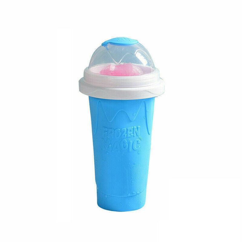 Slushie Maker Cup Quick Freeze Magic Squeeze Cup Milkshake Cup Ice Cream Maker - Green