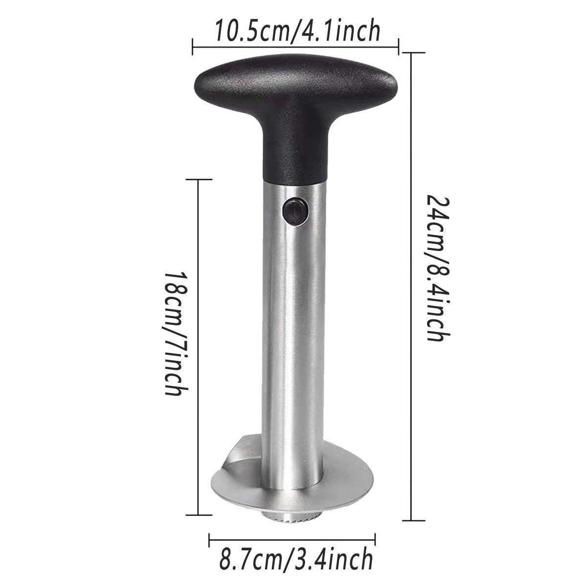 Stainless Steel Pineapple Corer Slicer Peeler Cutter Tool Easy Pineapple Cutter - Blue