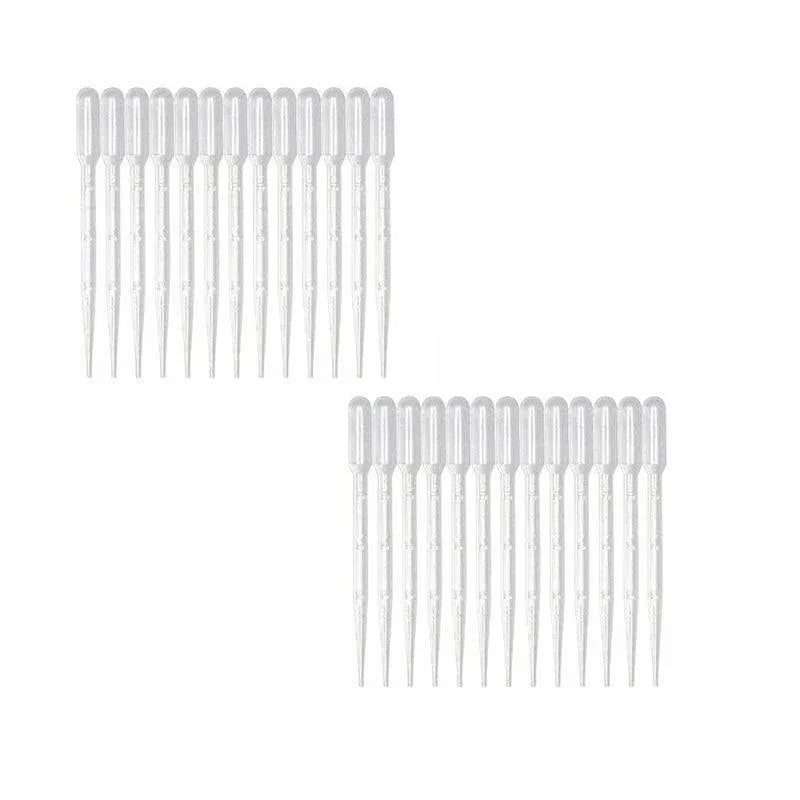 100X 3ml Disposable Graduated Plastic Pipettes for Liquid Transfer