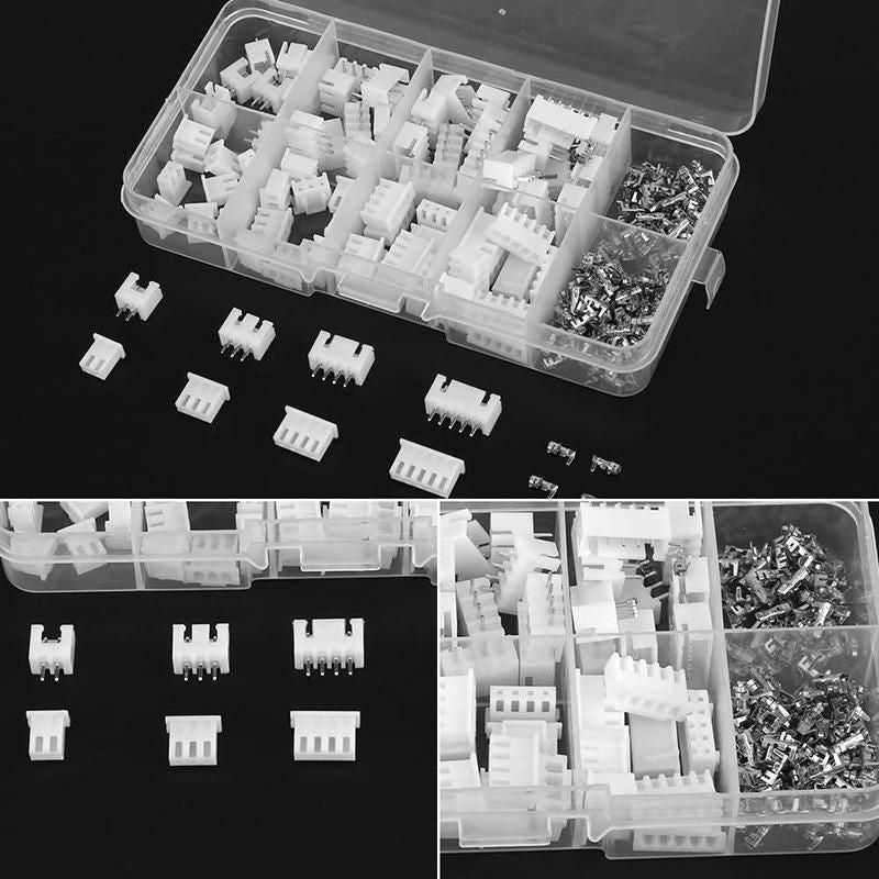 230PCS/Box XH 2.54 2p 3p 4p 5pin 2.54mm Pitch Terminal Kit JST Connector C3