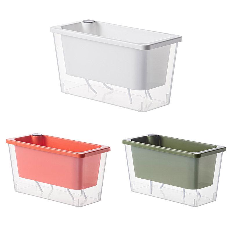 Balcony Vegetable Pot Planter Lazy Self Priming Flower Pot for Indoor Gardening - Pink