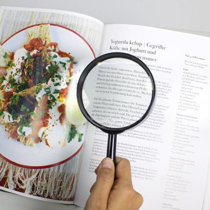 10cm Handheld Magnifying Glass Loupe for Optimal Reading Clarity