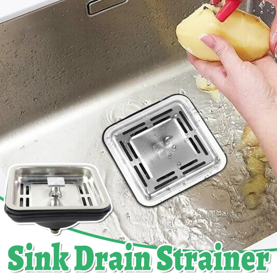 Kitchen Waste Disposer Square Lid Sink Plug Food Disintegration Drain Cover Tool