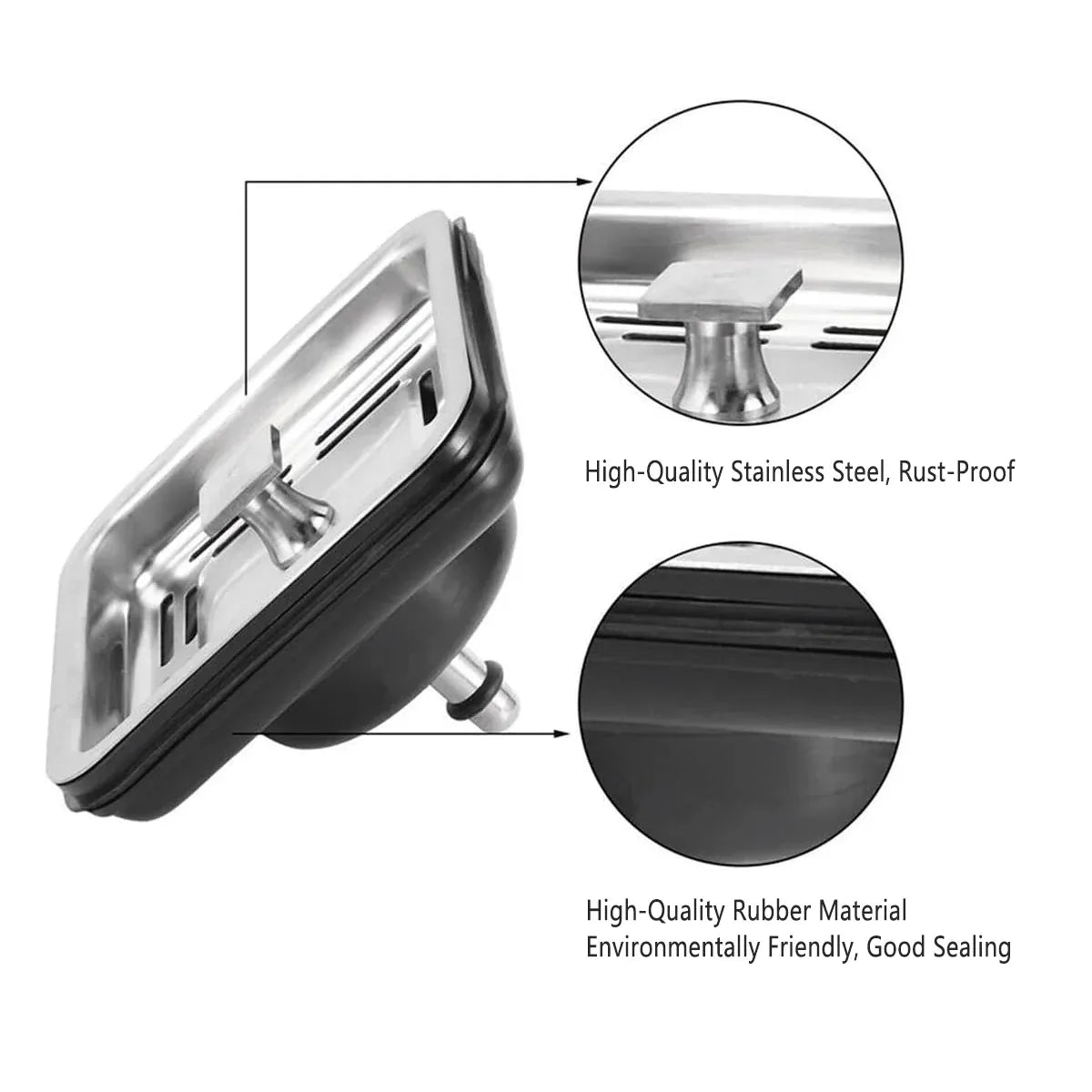 Kitchen Waste Disposer Square Lid Sink Plug Food Disintegration Drain Cover Tool