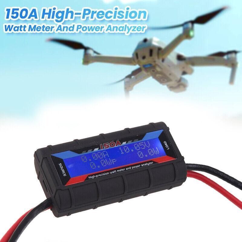 150A Digital LCD Amp Watt Meter Power Analyser Solar Caravan