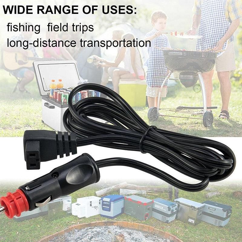 2 Meter Cigarette Lighter Car Refrigerator Plug Car Refrigerator Matching Wire