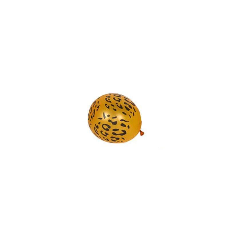 Leopard Spot Print Balloons X 12 Safari Zoo Jungle Farm Animal Party Decoration