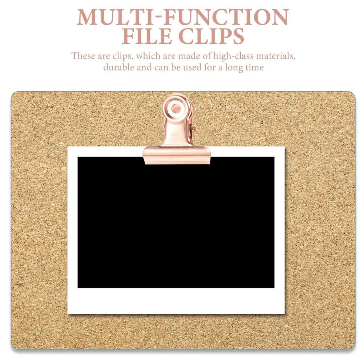 465PCS Rose Gold Thumbtacks Binder Clips Push Pins Set Office Supplies With Box