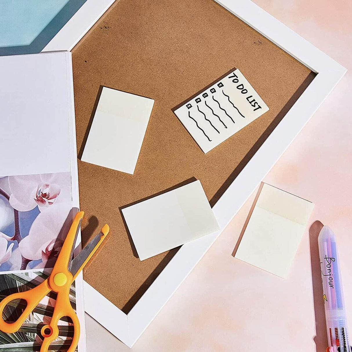 50 Sheets Clear Sticky Notes Pad Waterproof Self-Adhesive Memo Message Note Au - 50 Sheets
