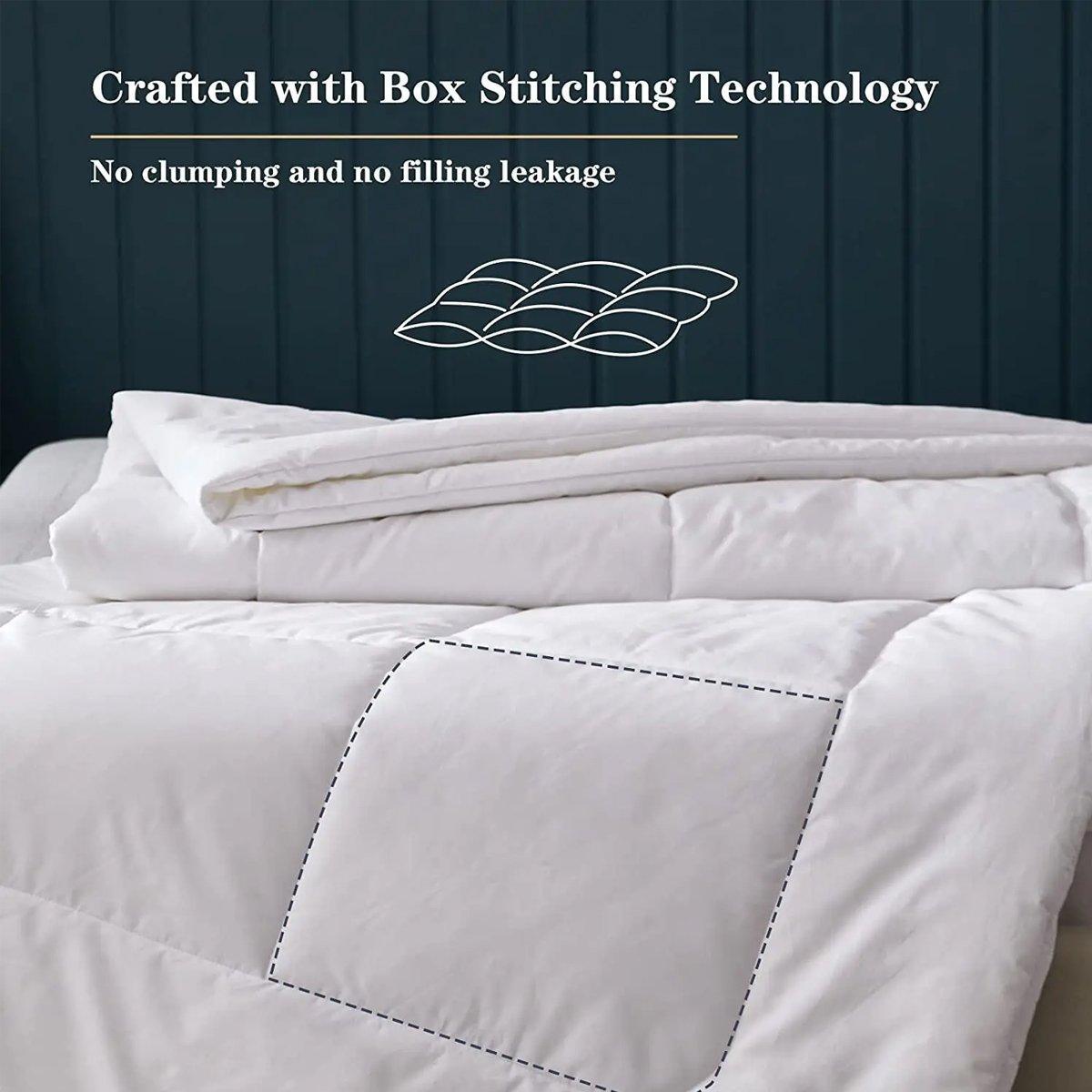 Luxury Hotel Quilt Core – Soft Microfiber Down Alternative Comforter for All Seasons - 160x210cm-Brushed