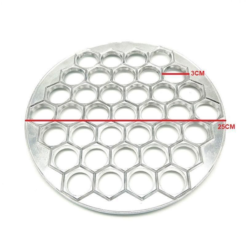 Aluminium Alloy Dumpling Mould Maker 37 Hole Ravioli Pierogi Wrapper Tool 25cm