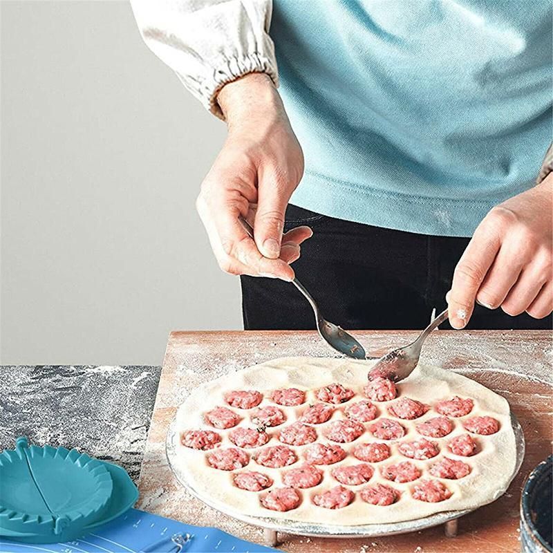 Aluminium Alloy Dumpling Mould Maker 37 Hole Ravioli Pierogi Wrapper Tool 25cm