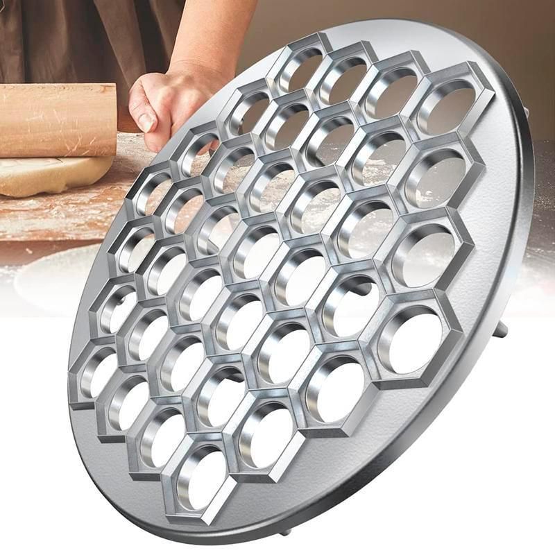 Aluminium Alloy Dumpling Mould Maker 37 Hole Ravioli Pierogi Wrapper Tool 25cm