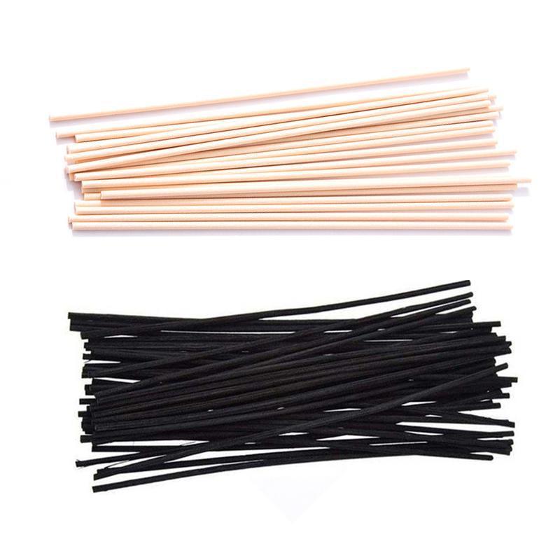 Premium Quality Reed Diffuser Reeds Rattan Stick 3x260mm Black - 20pcs