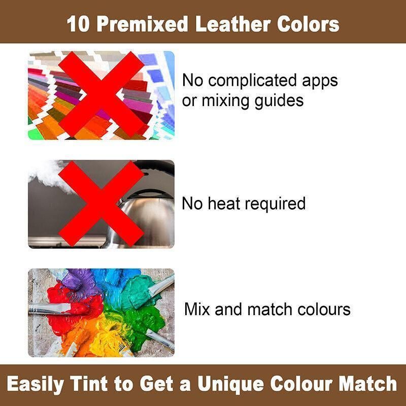 dvanced Leather Repair Gel Kit Filler for Sofa Auto Interior and Scratch Restoration - Yellow