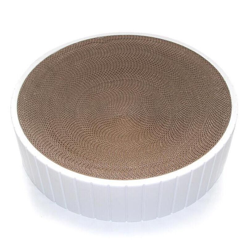 2In1 Cat Scratching Board Round Cat Scratcher Pad Lounge Bed Bowl Pet Sofa House - Replacement Pad