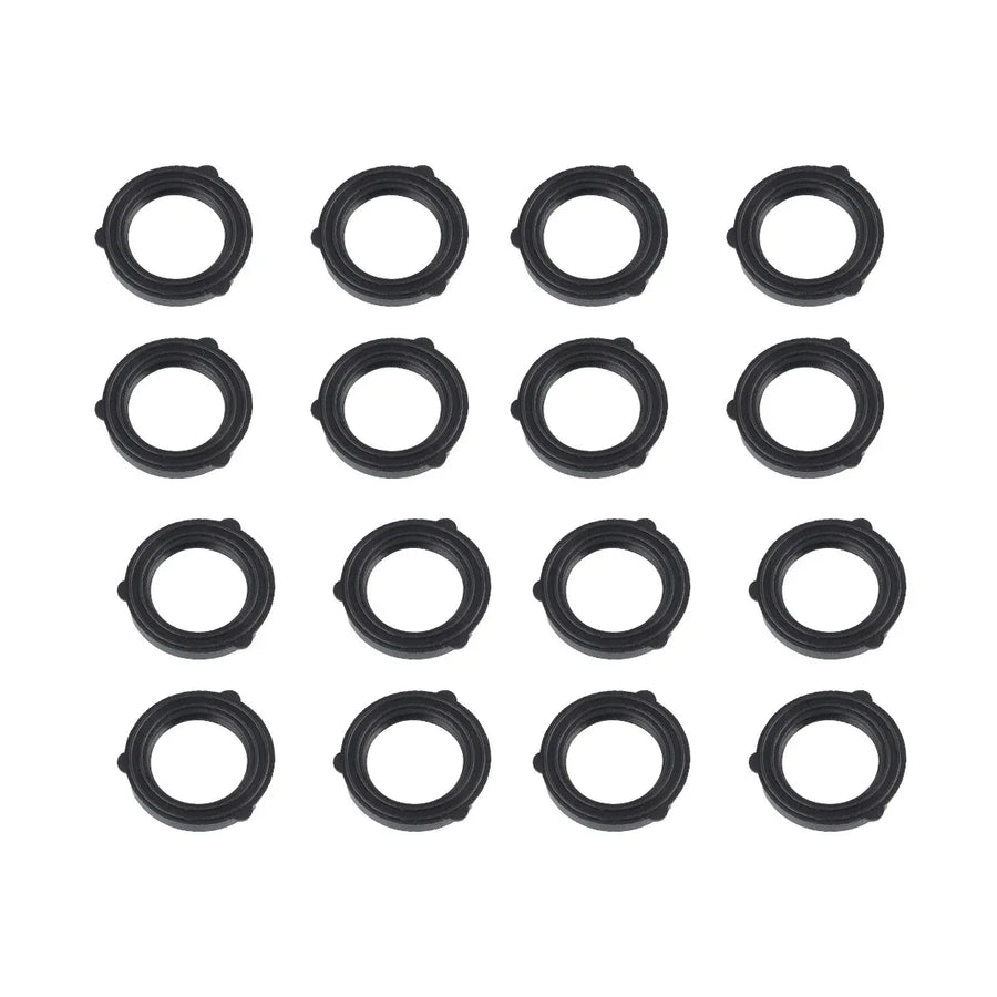 100pcs Silicone Rubber Seal Gasket Ring for Pipe Fitting Water Leak Proof - 1/2 inch Gasket