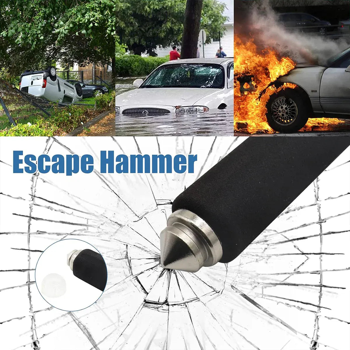 Multi Functional Car Anti Theft Steering Wheel Lock Security Bar for Vehicle Use