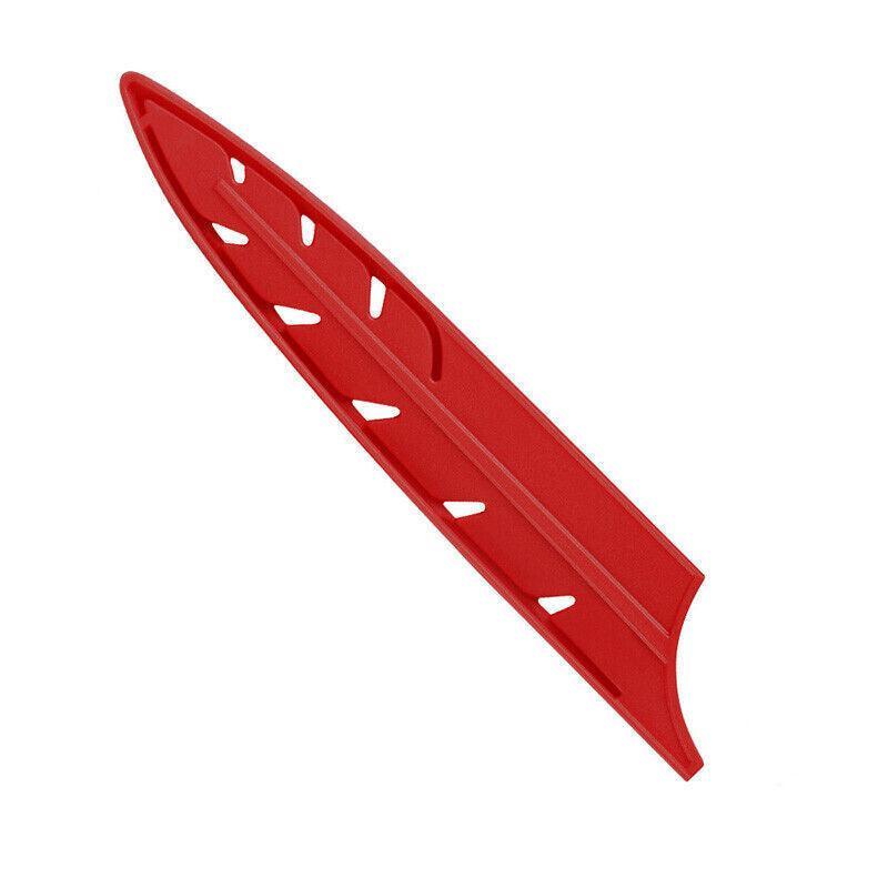 Plastic Knife Sheath Edge Guard Cover Scabbard Slicing Blade Red Protector Chef - Scabbard-5in