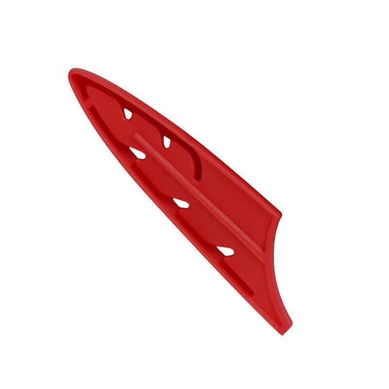 Plastic Knife Sheath Edge Guard Cover Scabbard Slicing Blade Red Protector Chef - Scabbard-5in