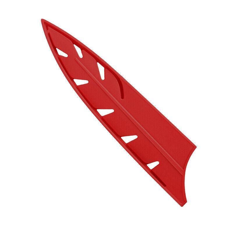 Plastic Knife Sheath Edge Guard Cover Scabbard Slicing Blade Red Protector Chef - Scabbard-7in