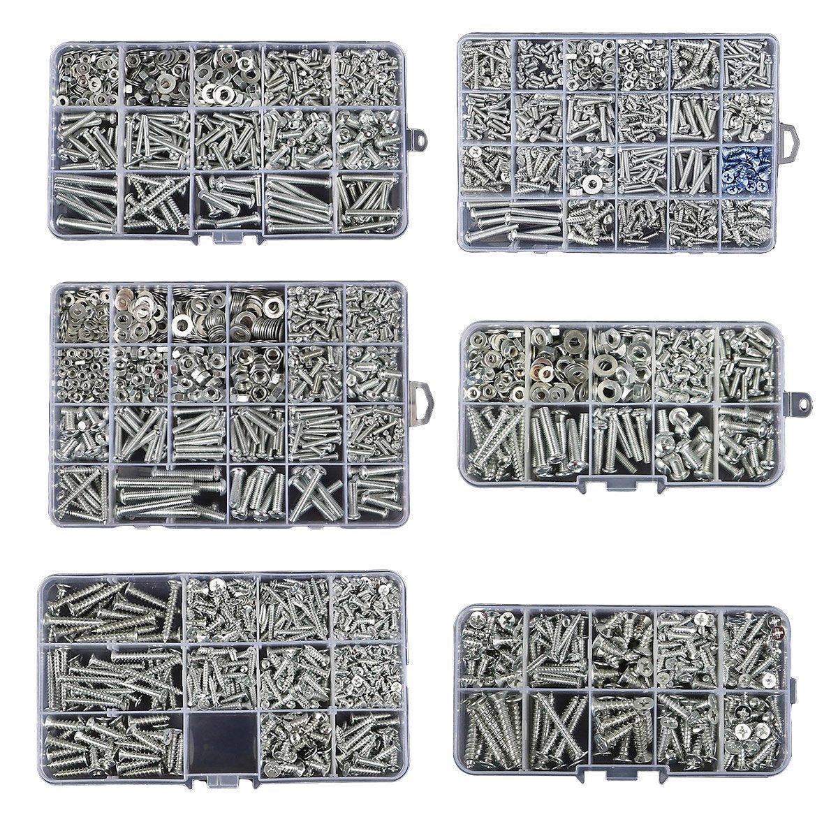 Household Self-tapping Screw Nut Gasket Box Set Multi-purpose Screw Assortment - G