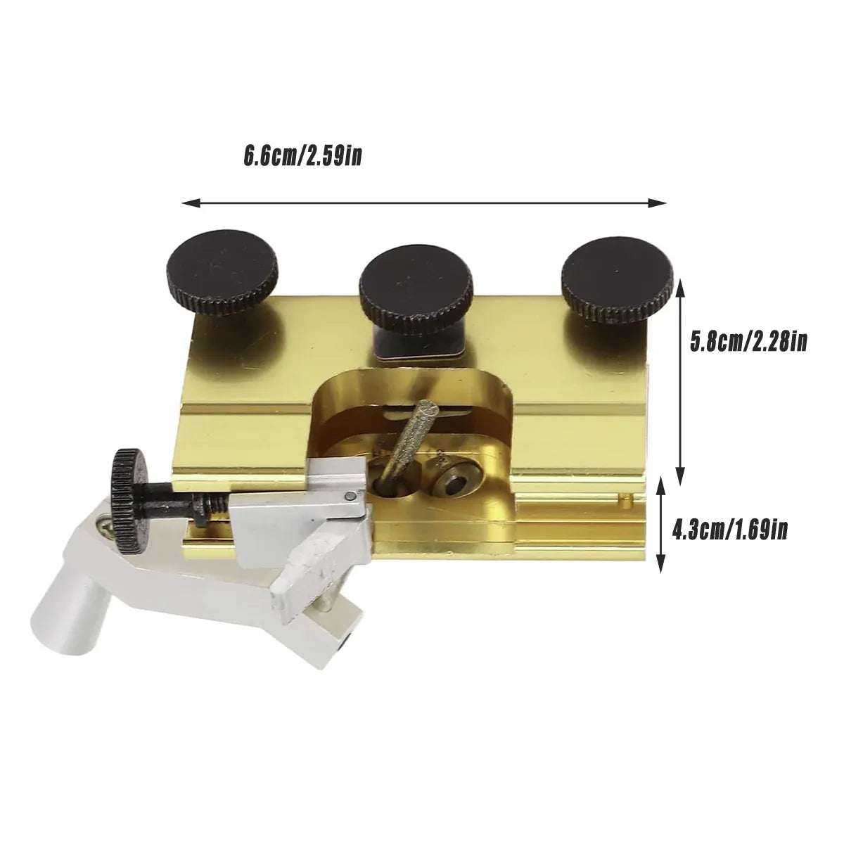 Portable Manual Saw Chain Sharpener Jig Tool for Blade Edge Filing