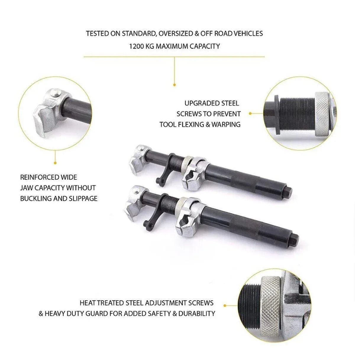Heavy Duty Coil Spring Compressor Suspension Spring Clamp with Locking Bracket