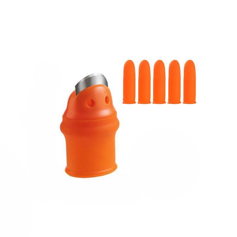 Garden Silicone Thumb Knife Finger Cutter Vegetable Harvesting Tool Picking Aid - L