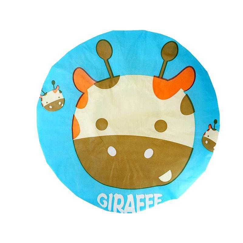 Reusable Women Girls Hair Wrap Waterproof Shower Bath Shower Cap Hat - Rabbit