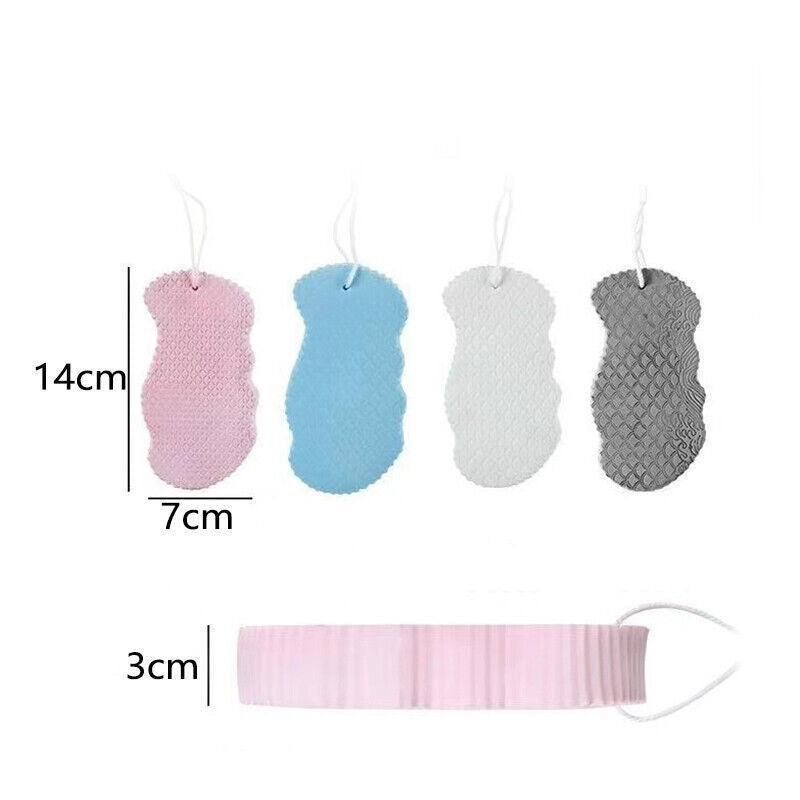 Exfoliating Shower Body Sponge Ultra Soft Bath Scrubber for Gentle Daily Use - White