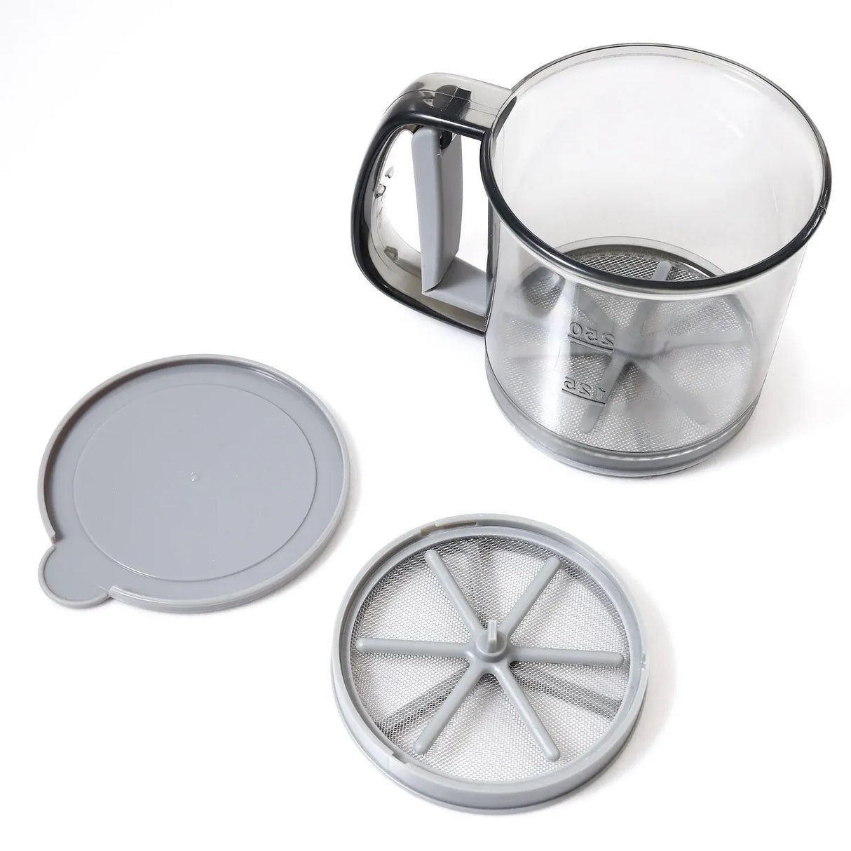 Semi Automatic Handheld Flour Sieve Fine Mesh Food Grade Baking Sifter
