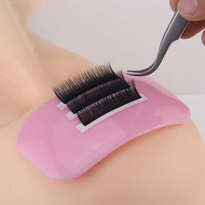 Eyelash Silicone Pad Stand Eyelash Extensions Accessories Lashes Holder Pad Au - Transparent