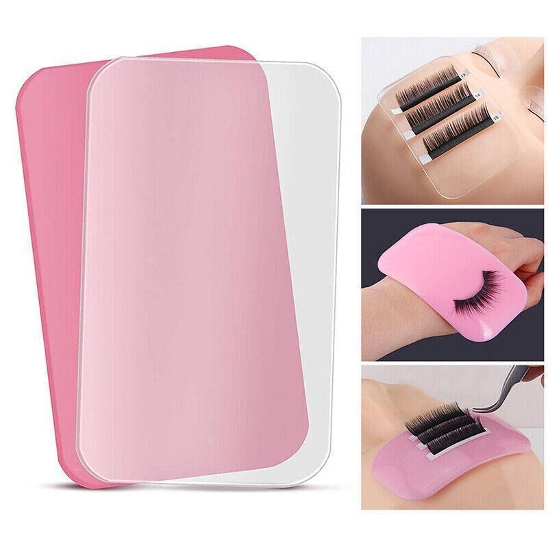 Eyelash Silicone Pad Stand Eyelash Extensions Accessories Lashes Holder Pad Au - Transparent