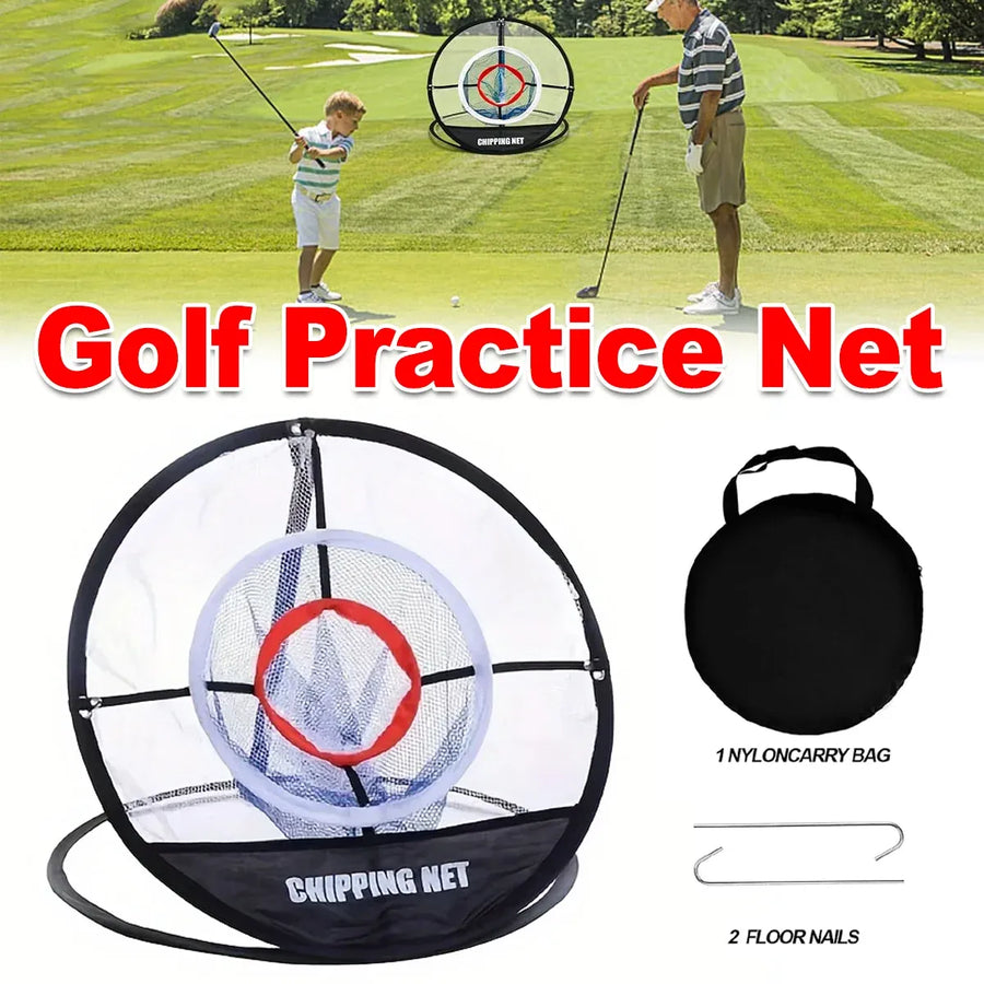 Golf Chipping Net Practice Training Net Portable Target Pop Up Net for Outdoor