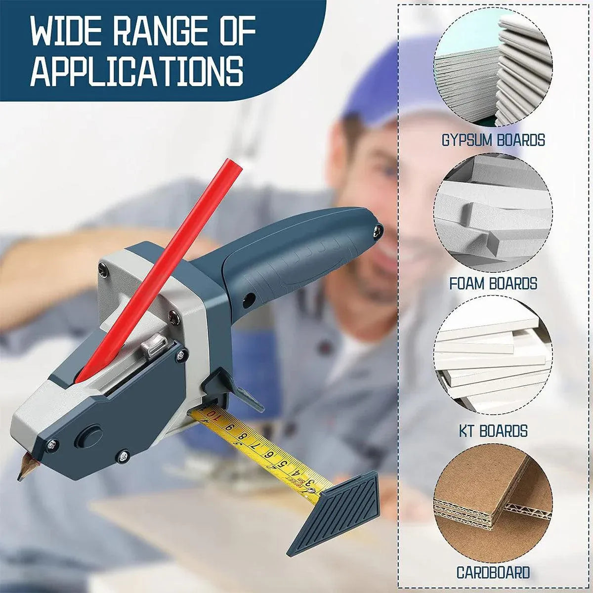 Drywall Gypsum Board Cutter Woodworking Special Knife Compasses for Decoration