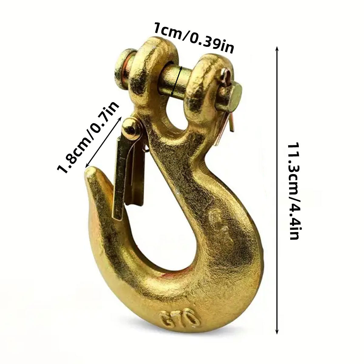 4pcs Sheep Horn Grab Hooks Slide Hooks Chain Link Hooks Heavy Duty Hanging Tools