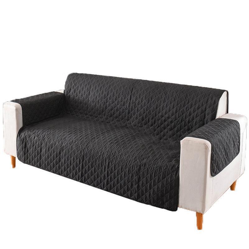 190x195cm Seater Pet Sofa Protector Cover Quilted Couch Covers Lounge Slipcover - Grey