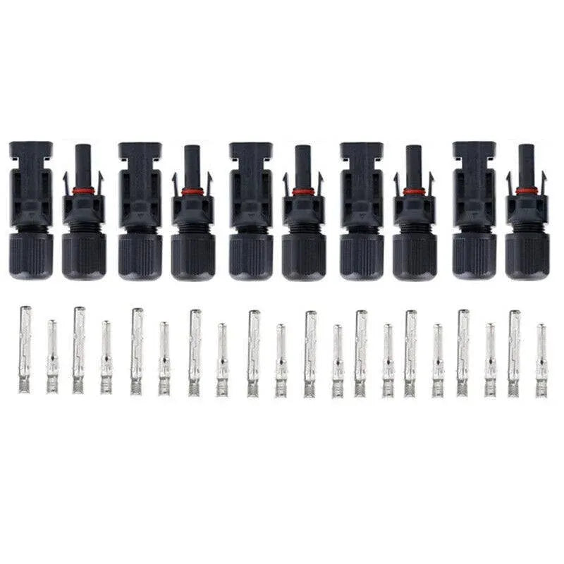 5-20 Pairs PV Connectors Solar Panel 30A Line Plug Socket Male Female IP67 - 5 Pairs