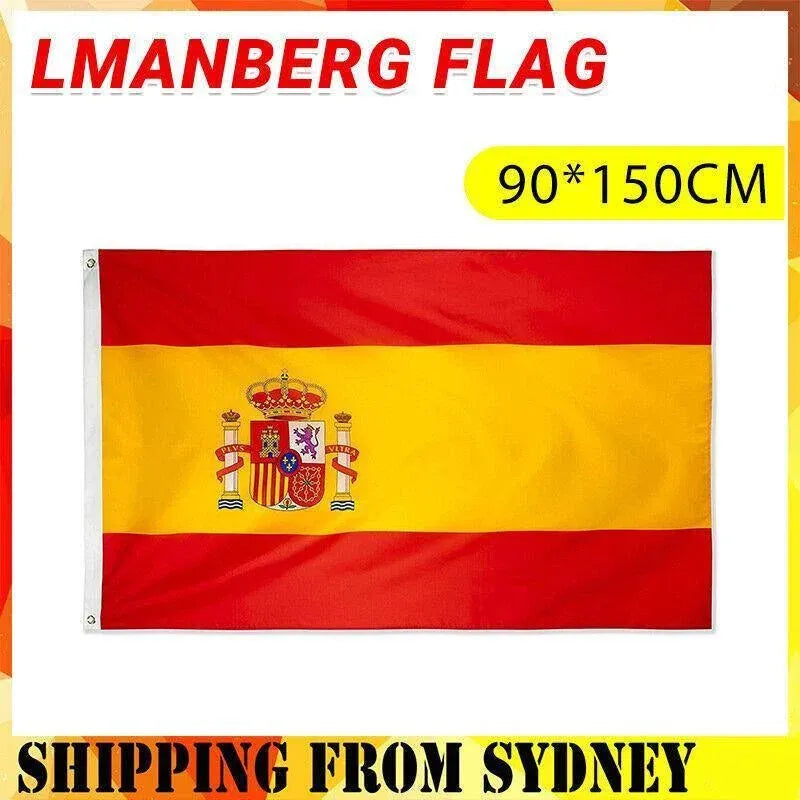 Large Spain Spanish Flag Heavy Duty Outdoor ES 90x150cm - 3x5ft