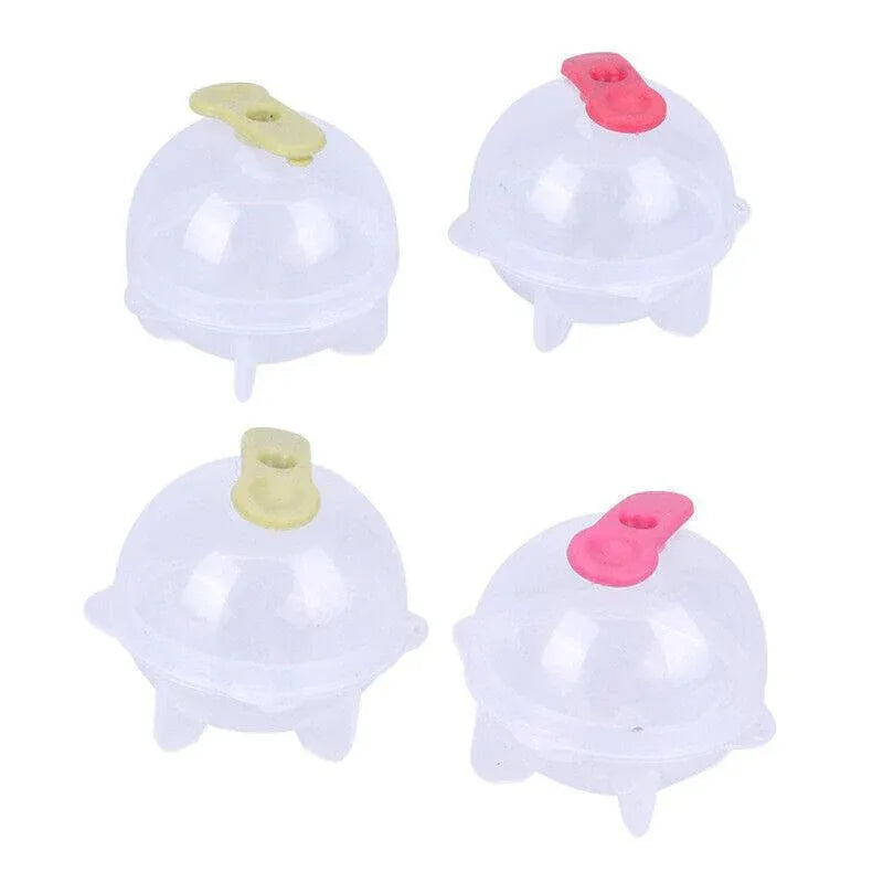 4Pcs Large Ice Ball Maker Big Silicone Mold Sphere Whiskey Round Mould Diy 5Cmau