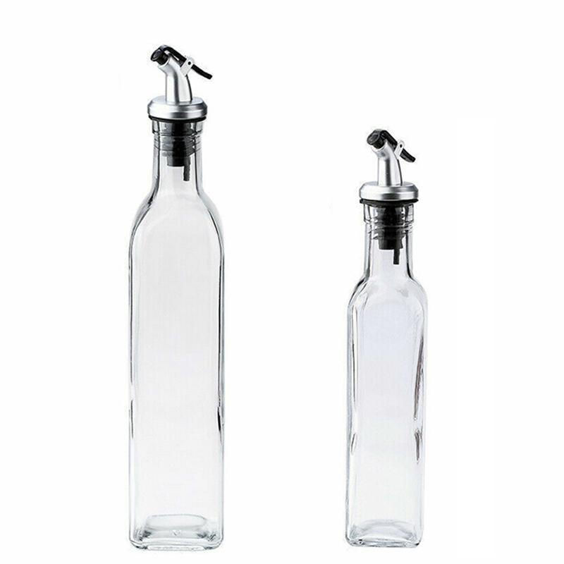 250/500ml Olive Oil Vinegar Pourer Dispenser Glass Bottle Kitchen Tools Cooking - 1 PCS/500 ML
