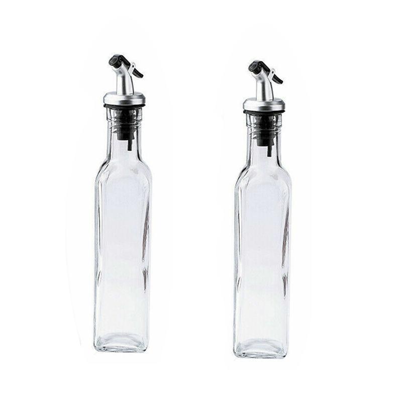 250/500ml Olive Oil Vinegar Pourer Dispenser Glass Bottle Kitchen Tools Cooking - 1 PCS/500 ML