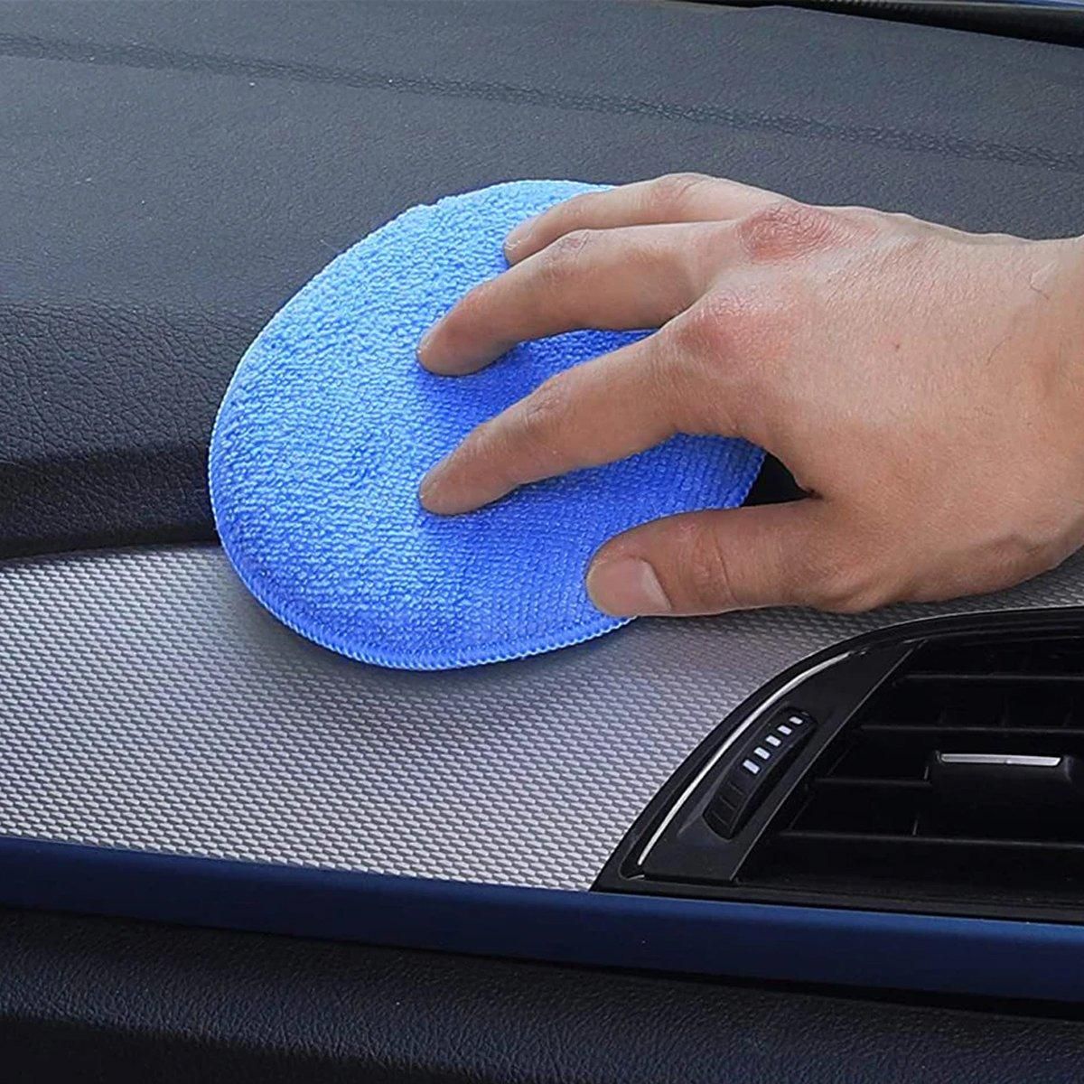 10pcs Car Waxing Sponge Polishing Pads Car Wash Sponges for Crystal Coating