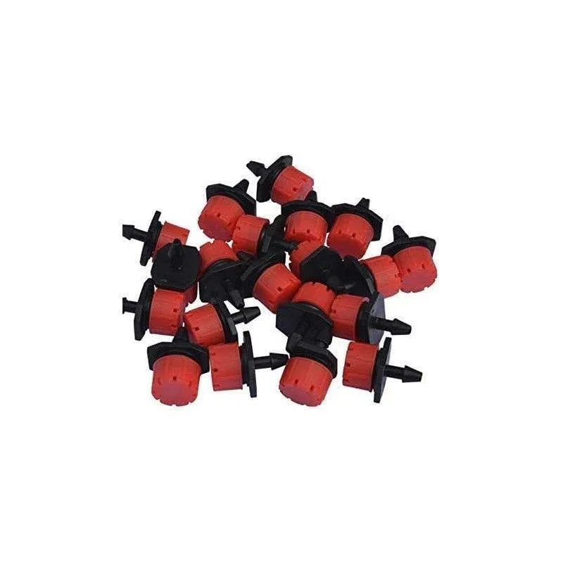 100X Adjustable Micro Flow Dripper for Garden Irrigation Hose