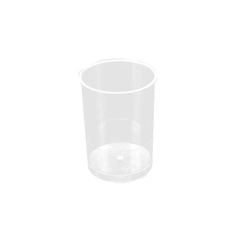 40-50 Pcs Mousse Cake Dessert Cups Clear Plastic Sample Drink Wine Jelly Tumbler - 40PCS-Square-70*42MM