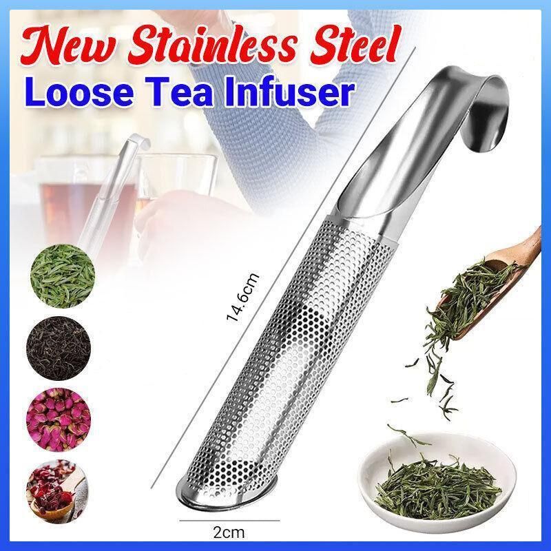 Stainless Steel Tea Infuser Filter for Loose Leaf Herbal Tea Mug Use