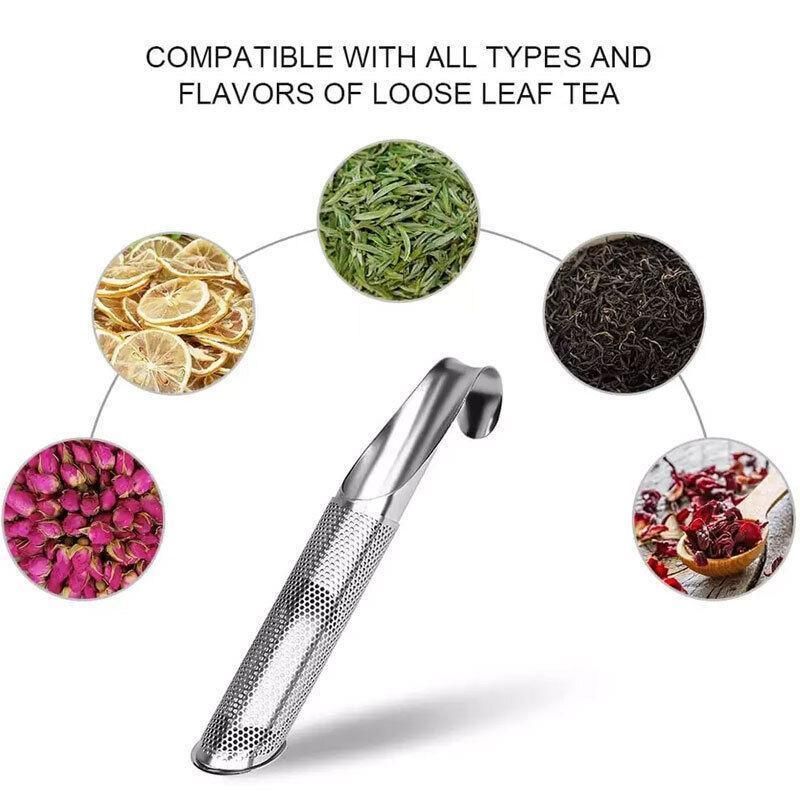 Stainless Steel Tea Infuser Filter for Loose Leaf Herbal Tea Mug Use