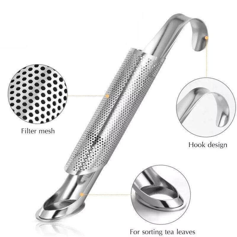 Stainless Steel Tea Infuser Filter for Loose Leaf Herbal Tea Mug Use
